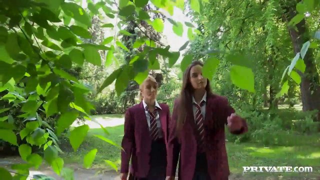 Превью Двое учителей в саду колледжа ебут в пизду и анус молодую студентку № 2466